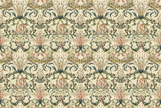 Woodland Moss Botanical Wallpaper
