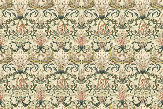 Woodland Moss Botanical Wallpaper
