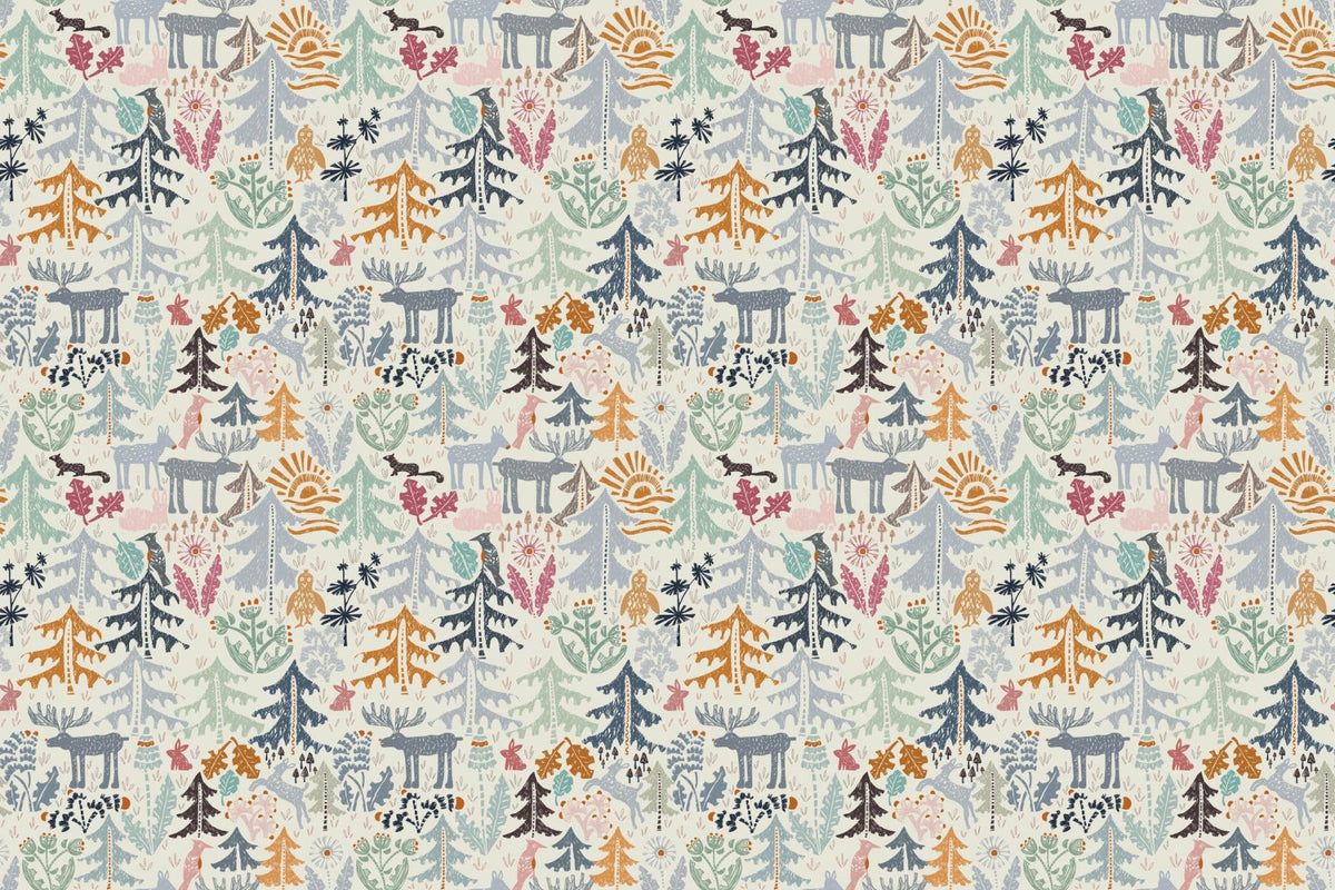 Whimsical Woodland Creatures Wallpaper