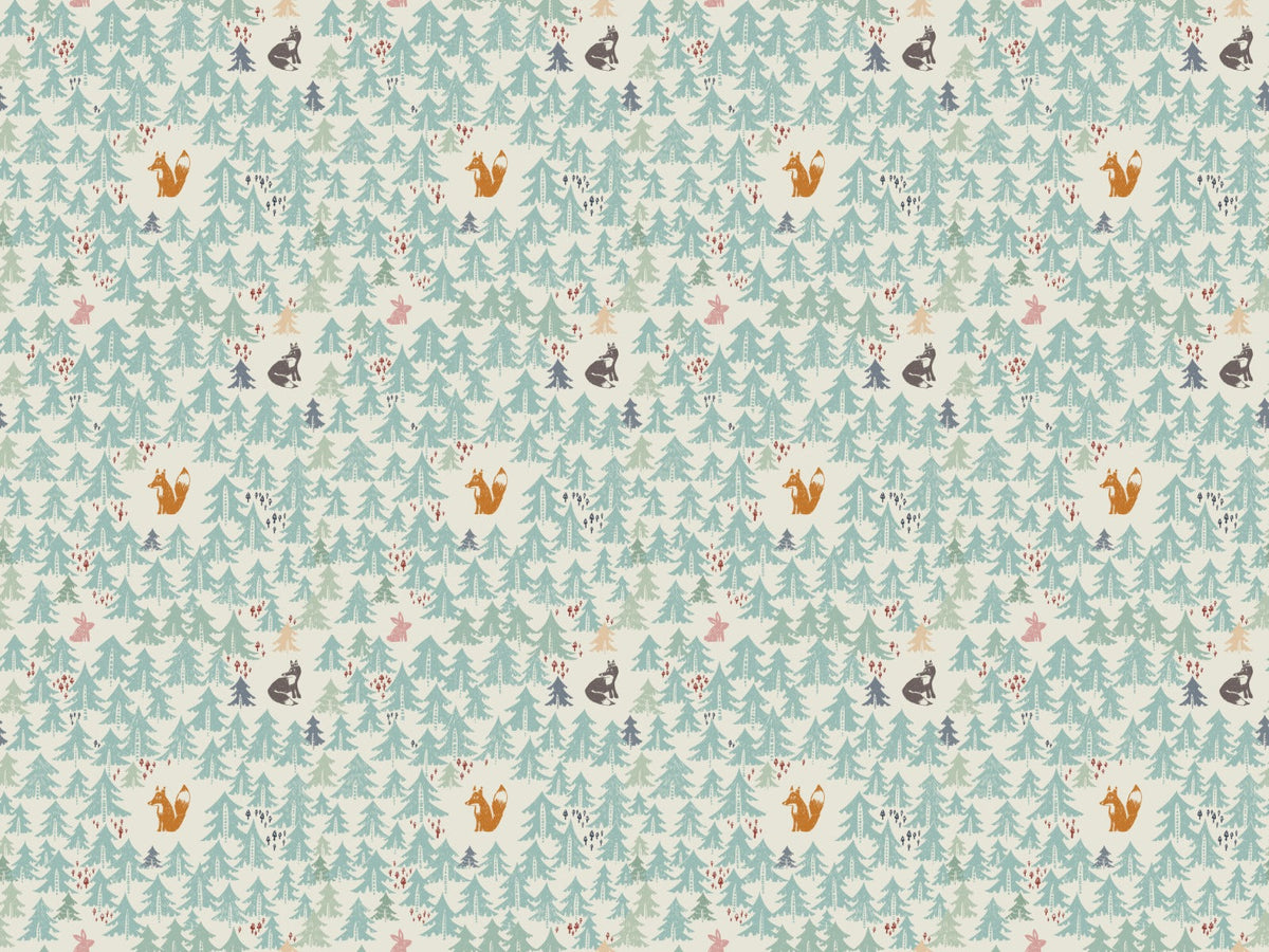 Mystical Woodland Creatures Wallpaper in your room — zoomed