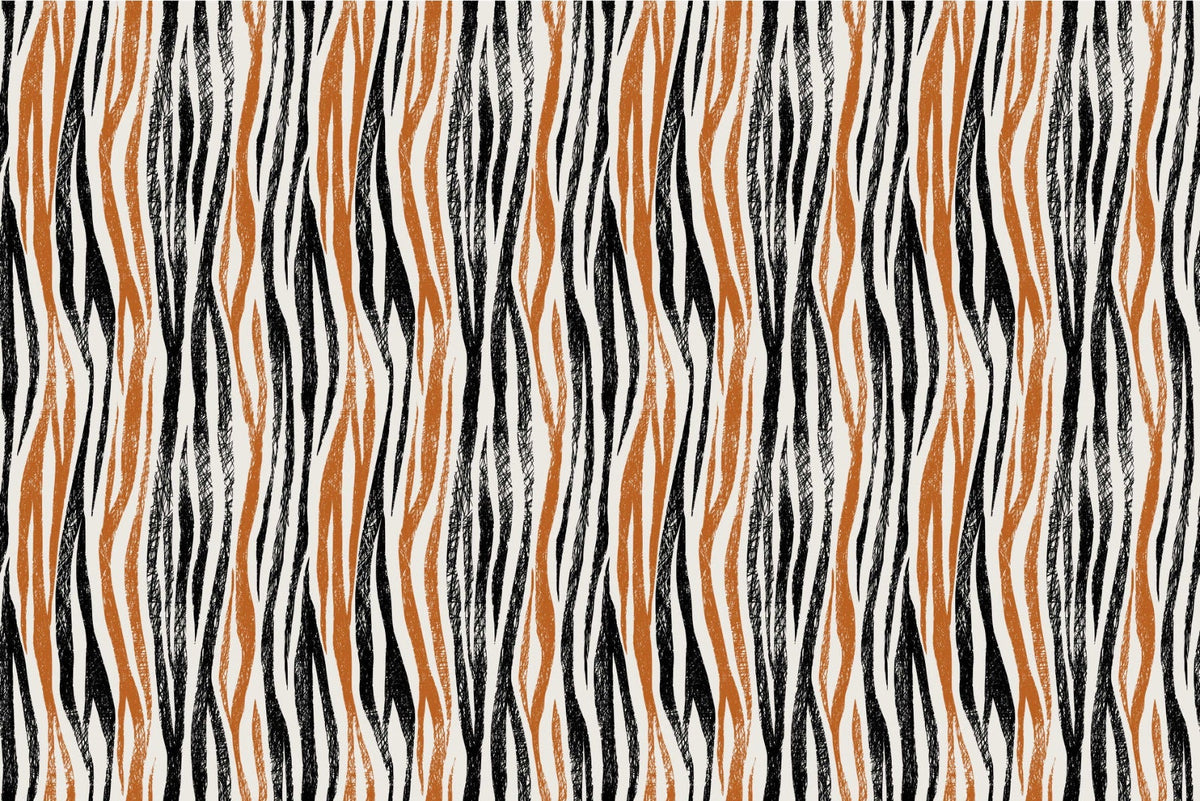 Striped Elegance Stylish Wallpaper in your room — zoomed