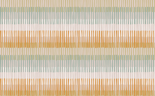 Earthy Striped Geometric Elegance Wallpaper