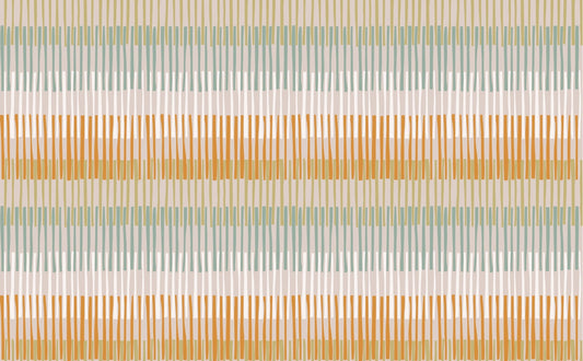 Earthy Striped Geometric Elegance Wallpaper