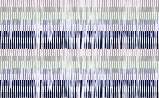 Chic Lilac Serenade Stripes Wallpaper