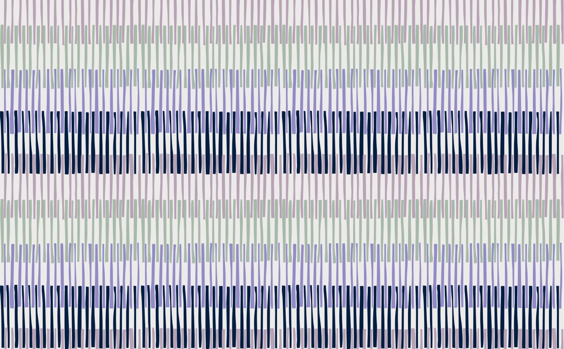 Chic Lilac Serenade Stripes Wallpaper