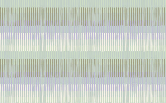 Sage Stripes Serenity Wallpaper