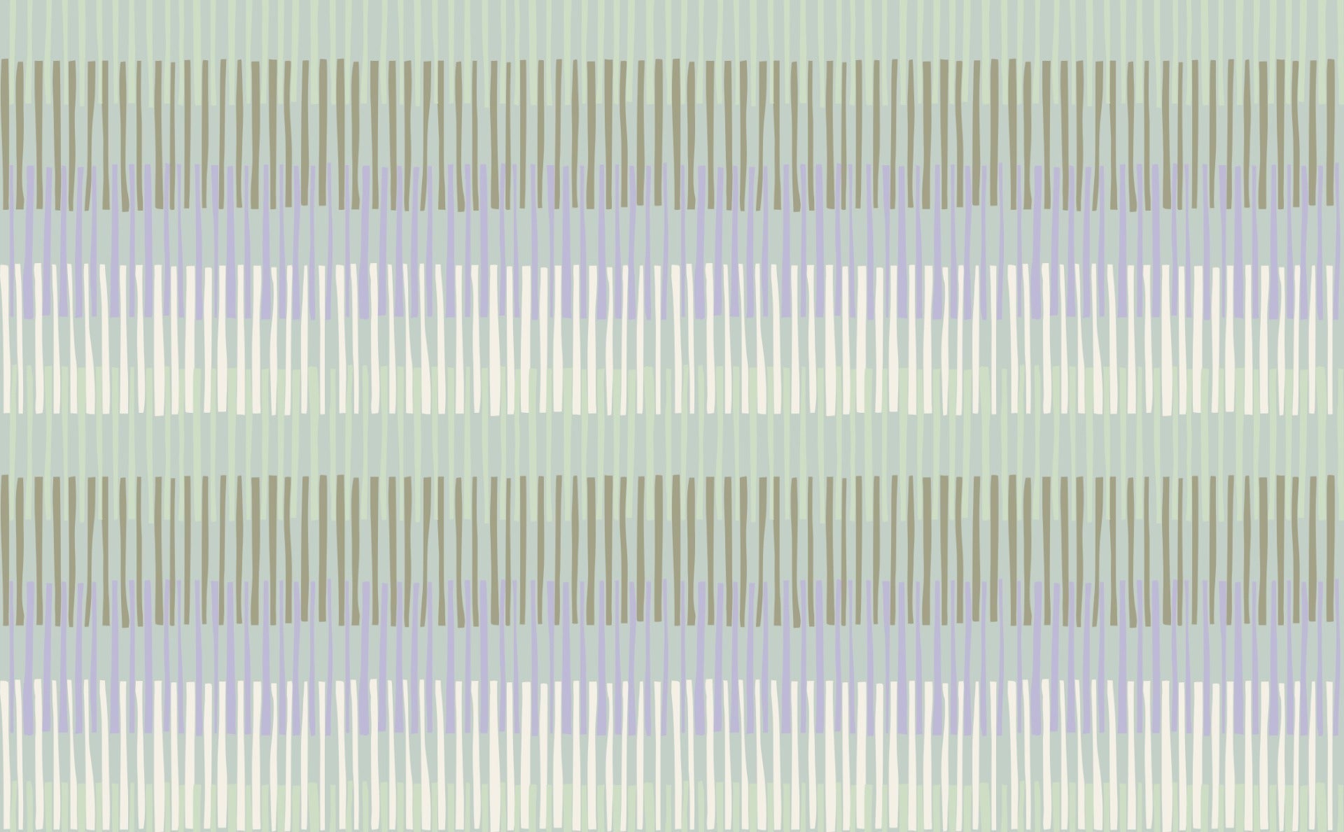Sage Stripes Serenity Wallpaper