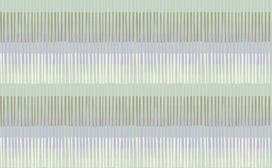 Sage Stripes Serenity Wallpaper