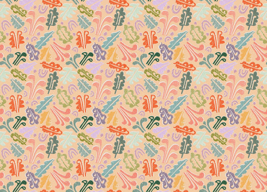Vintage Botanical Symphony Wallpaper