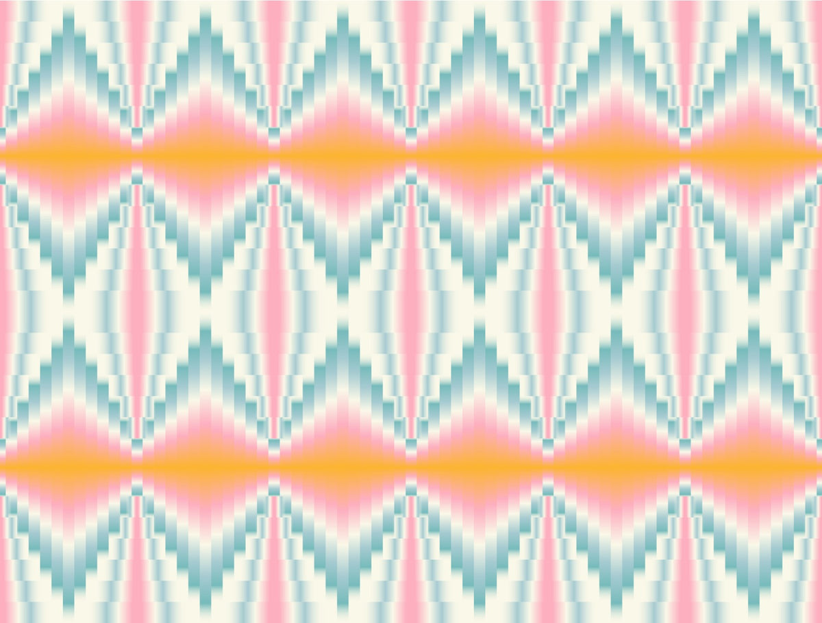 Sunset Mirage Diamond Array Wallpaper