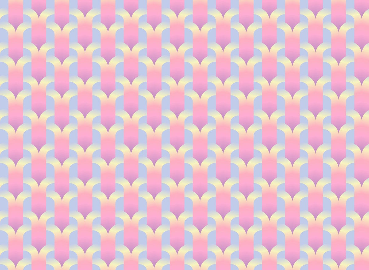 Chromatic Harmony Hues Wallpaper in your room — zoomed