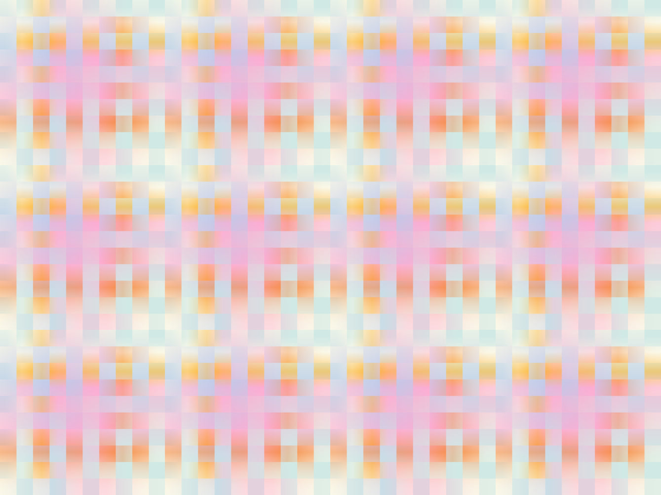 Blurred Plaid Wallpaper Mural