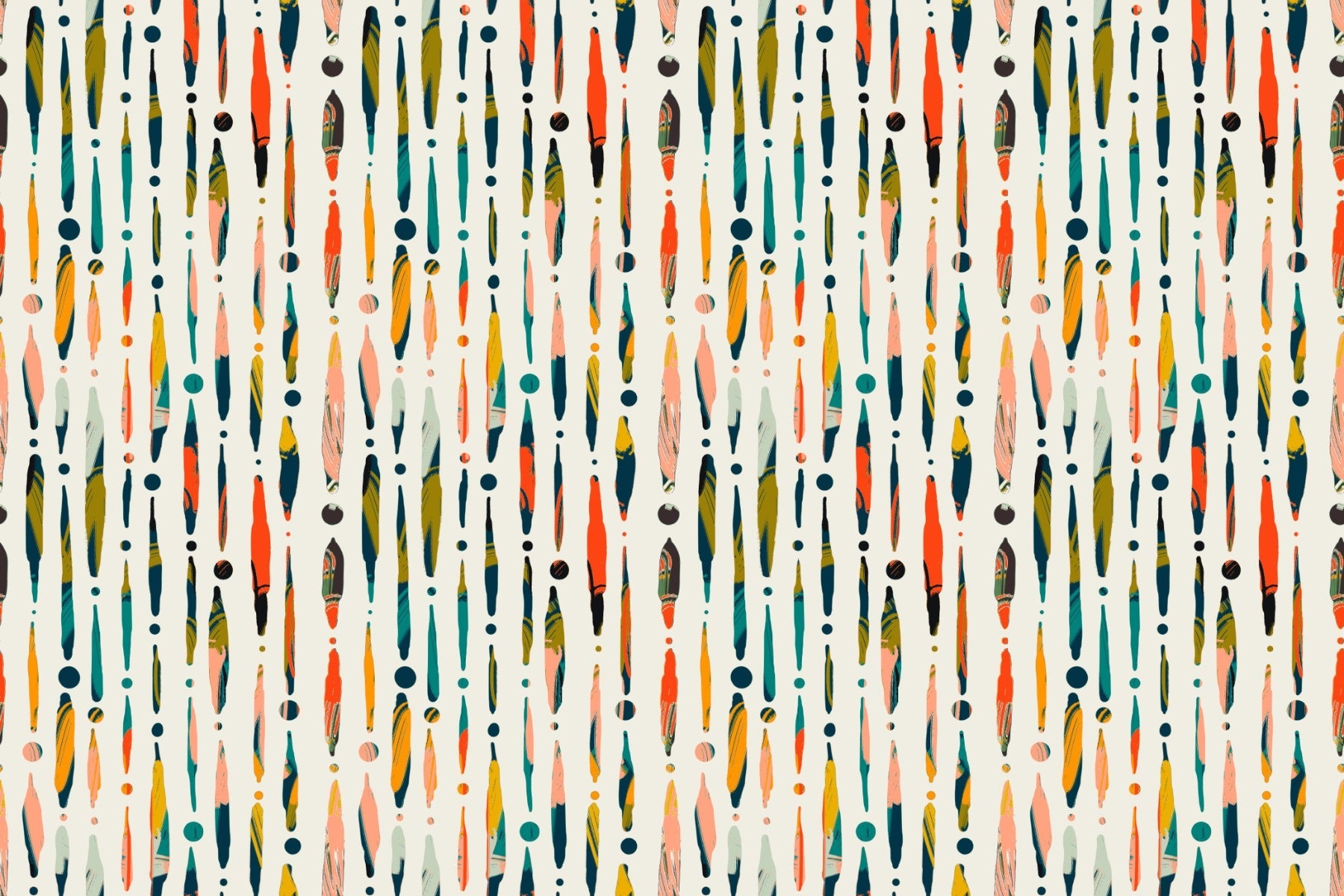 Vibrant Brushstroke Symphony Wallpaper