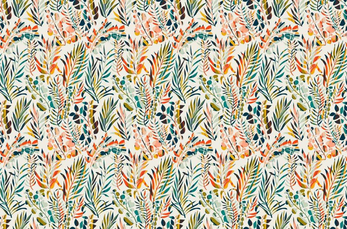 Botanical Fiesta Wallpaper Mural