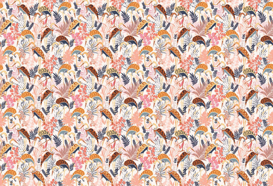 Elegant Crane Dance Wallpaper