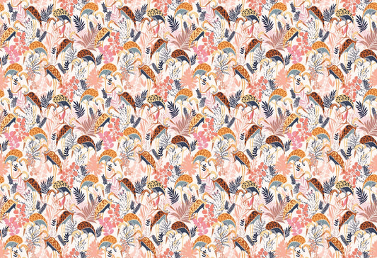 Elegant Crane Dance Wallpaper