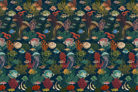 Enchanting Marine Life Wallpaper