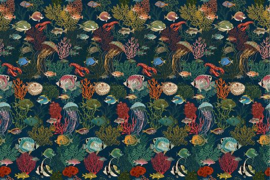 Enchanting Marine Life Wallpaper