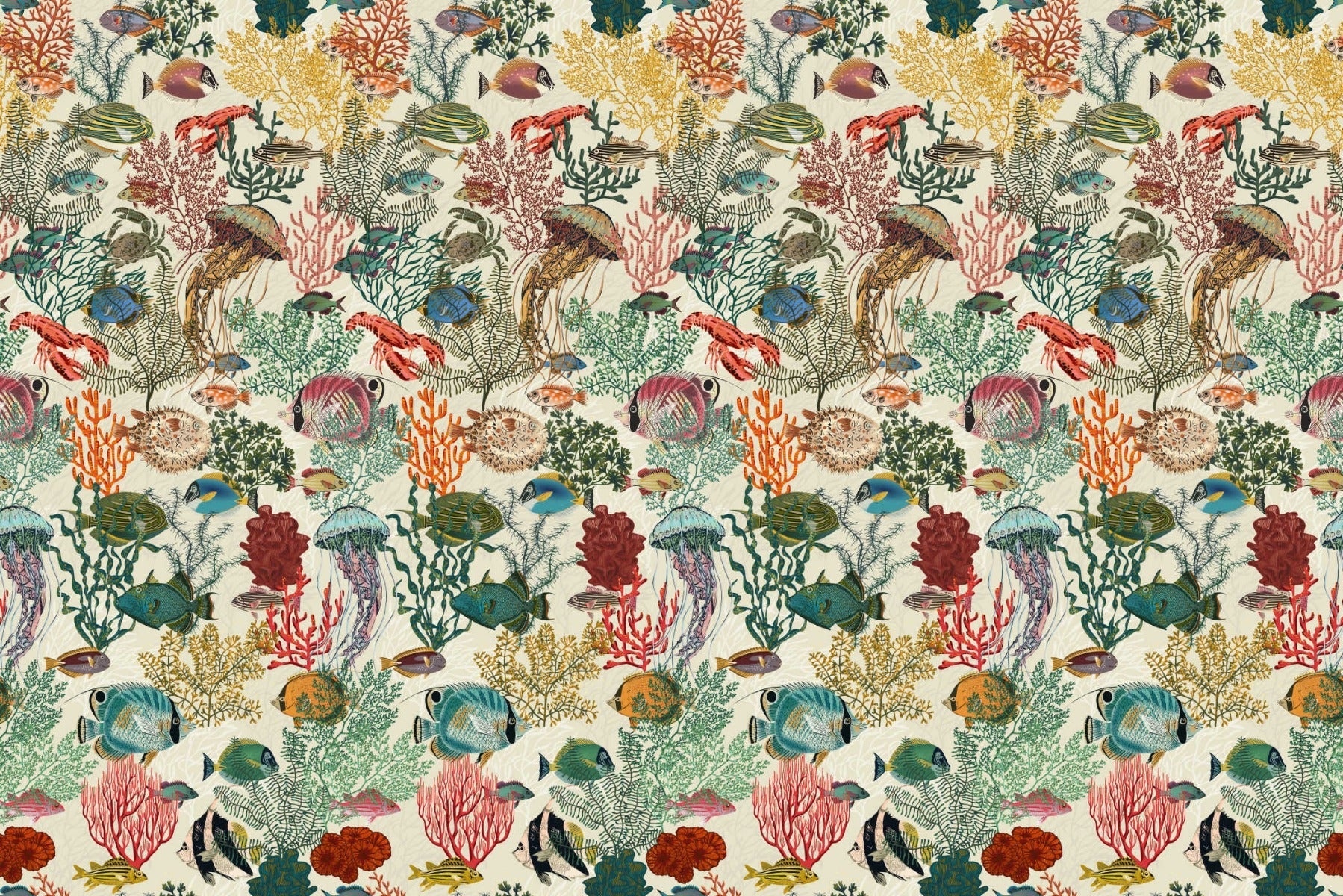 Aquatic Ballet Wallpaper Mural
