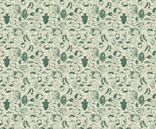 Marine Mosaic Wallpaper Mural