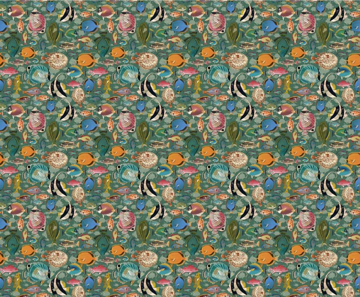 Enchanting Aquatic Dance Wallpaper in your room — zoomed
