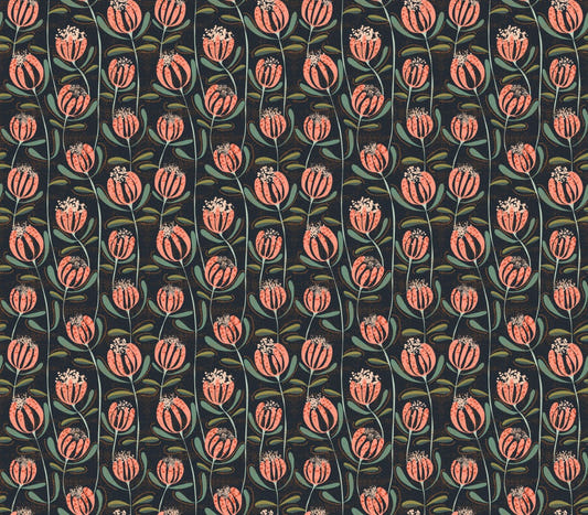 Blooming Elegance Floral Wallpaper