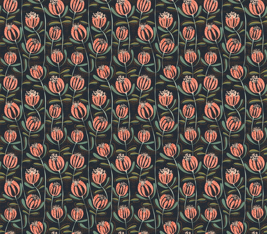 Blooming Elegance Floral Wallpaper