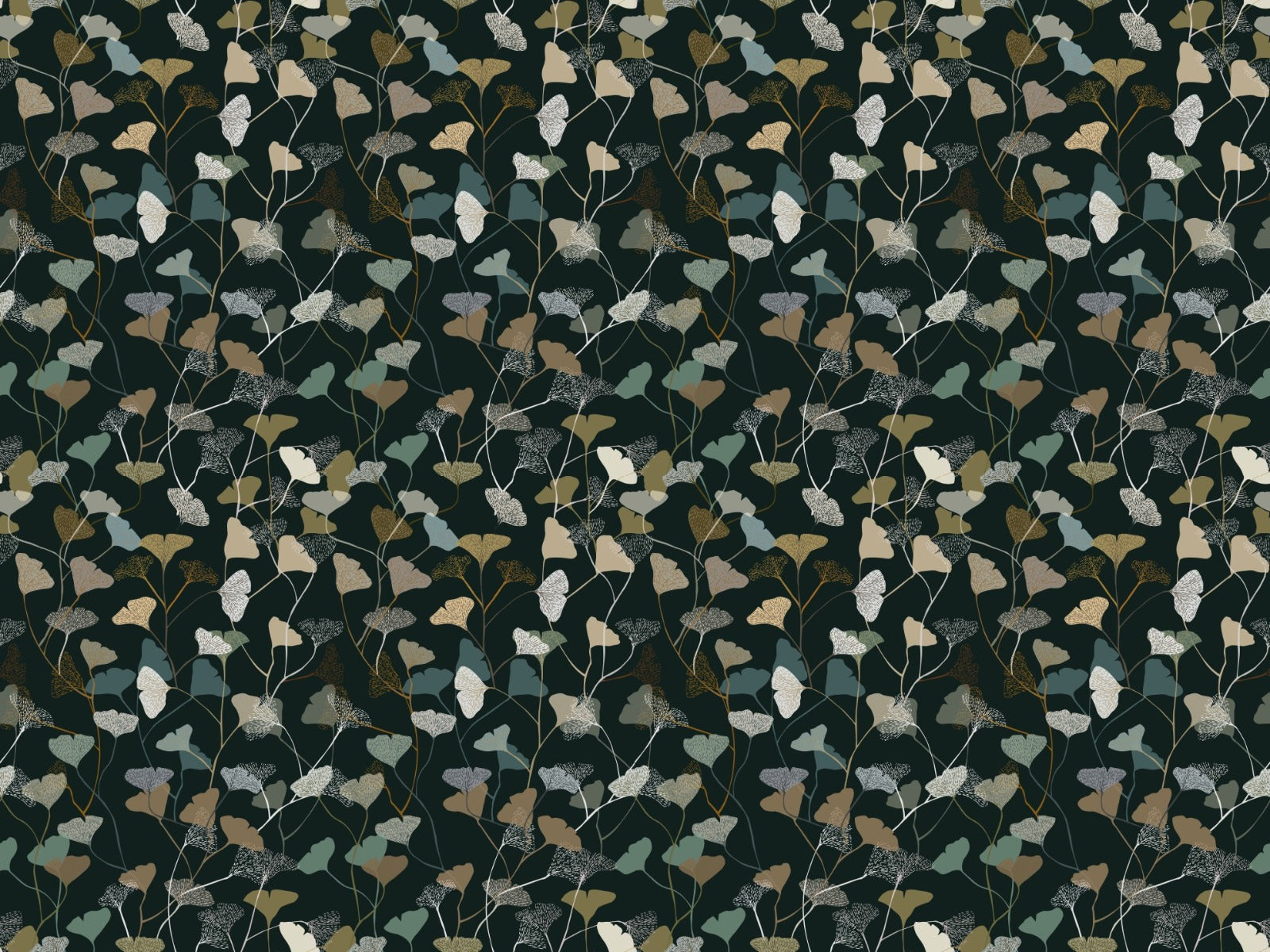 Twilight Ginkgo Symphony Wallpaper