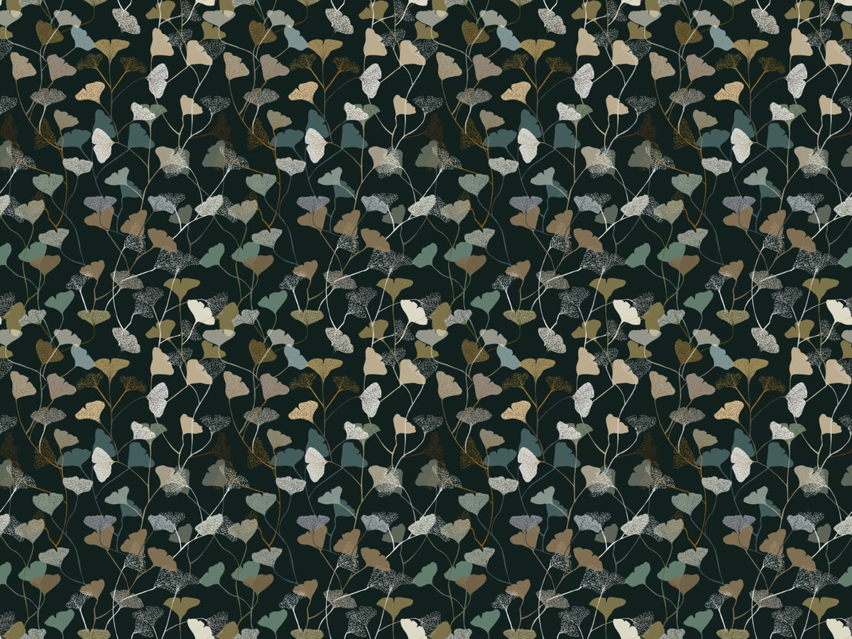 Twilight Ginkgo Symphony Wallpaper in your room — zoomed