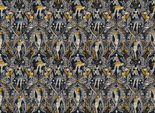 Midnight Masquerade Halloween Wallpaper