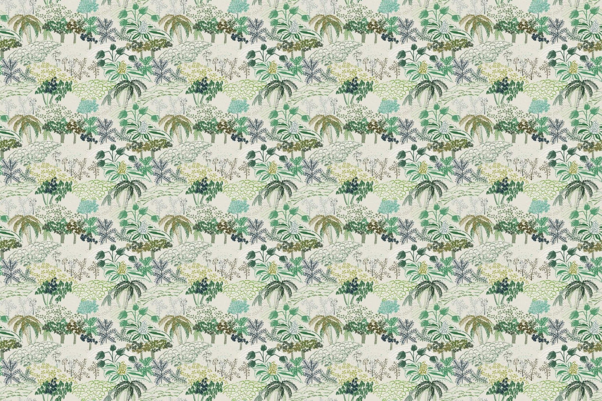 Verde Villa Harmony Wallpaper in your room — zoomed