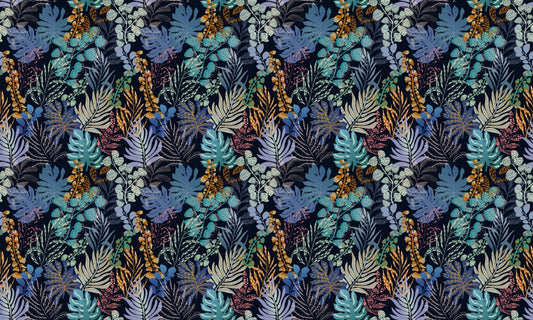 Jungle Night Symphony Wallpaper