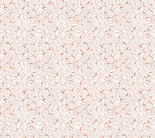 Whimsical Blush Botanical Wallpaper