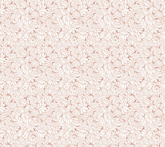 Whimsical Blush Botanical Wallpaper