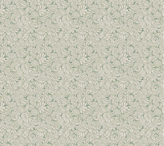 Matisse Leaves Sage Green Wallpaper