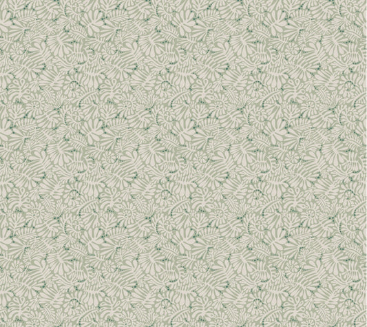 Matisse Leaves Sage Green Wallpaper