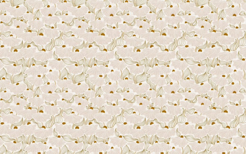 Ethereal Antique Meadow Dance Wallpaper