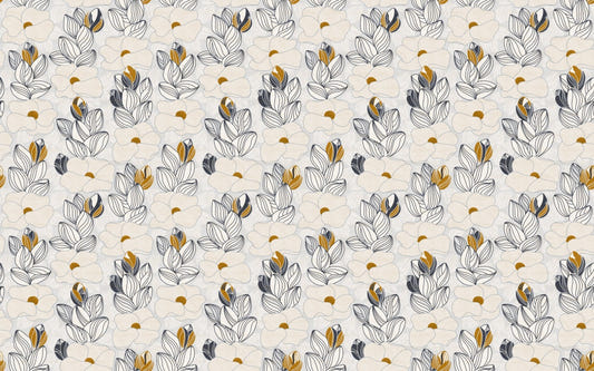Whimsical Water Lilies Wallpaper