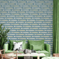 Vintage fish design for kitchen walls

