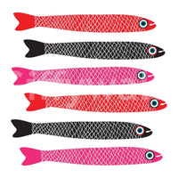 Unique fish wall mural style
