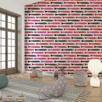 Artistic anchovy pattern for walls
