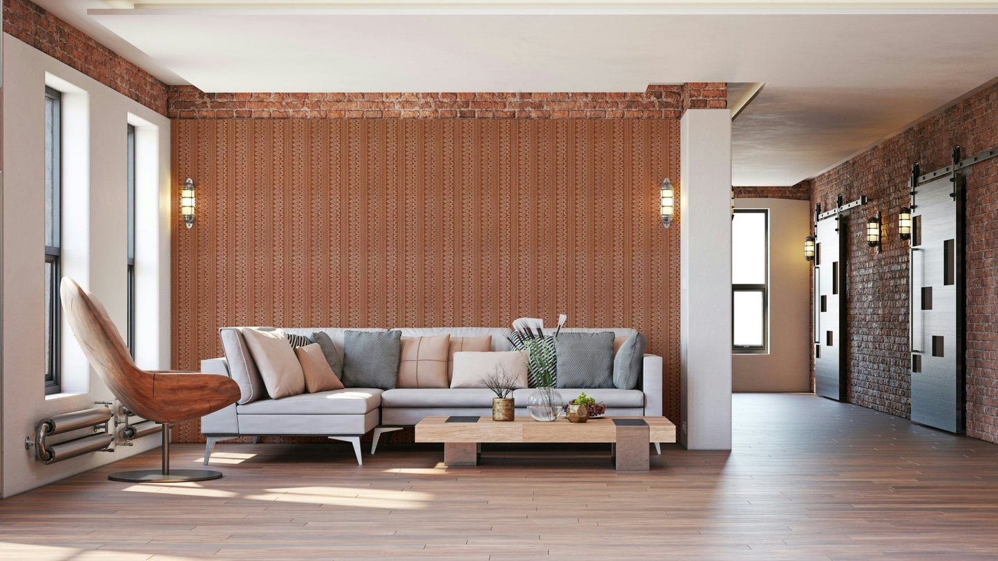 View of friendly shapes and a playful pattern

