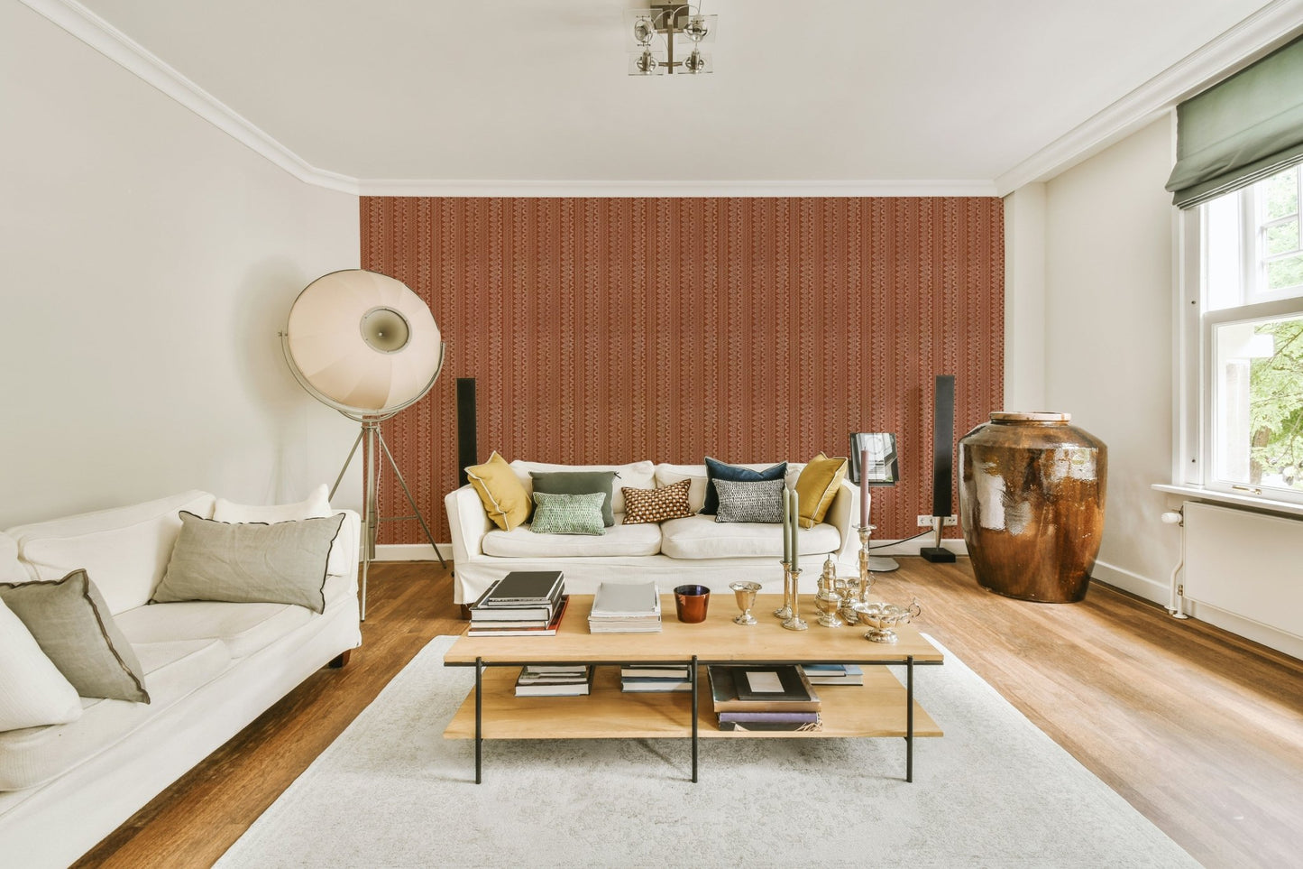 Wall decor showing a tranquil abstract view

