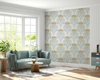 Antique pattern wallpaper for traditional interiors

