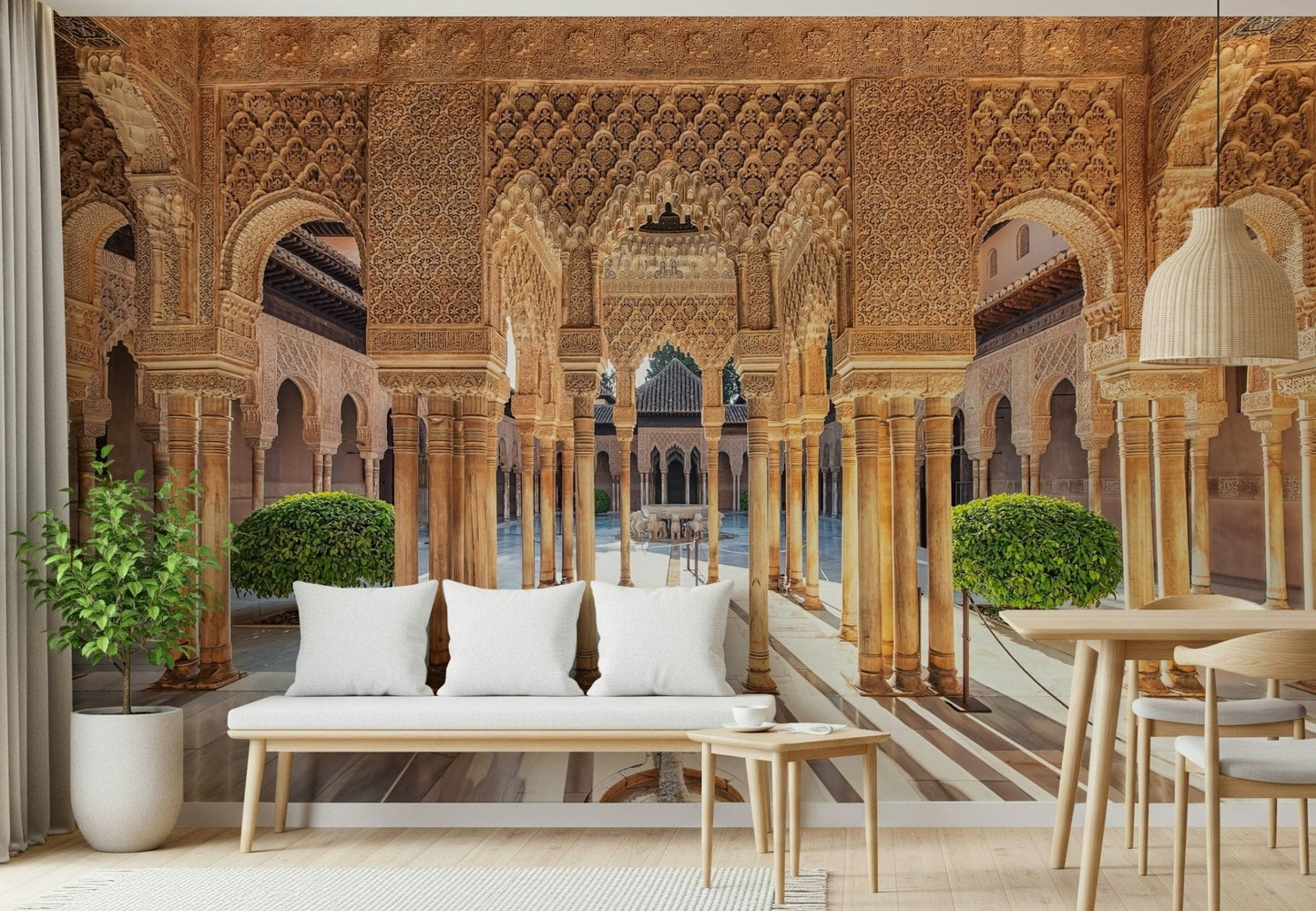 Andalusian Courtyard Wall Mural