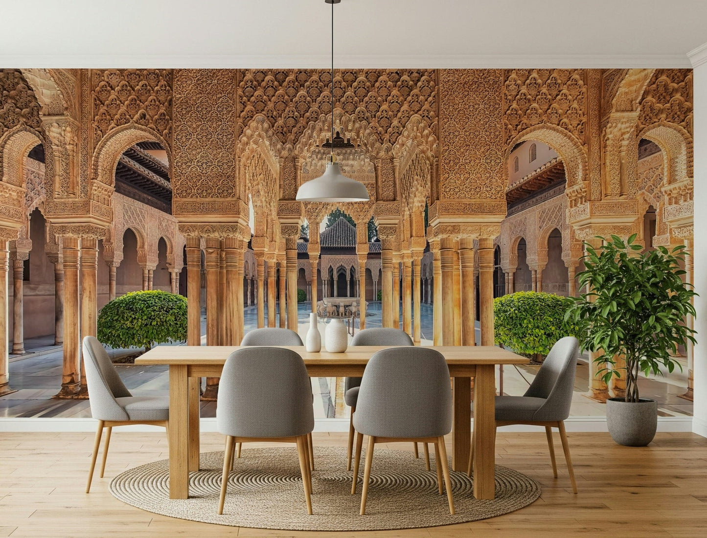 Andalusian Courtyard Wall Mural