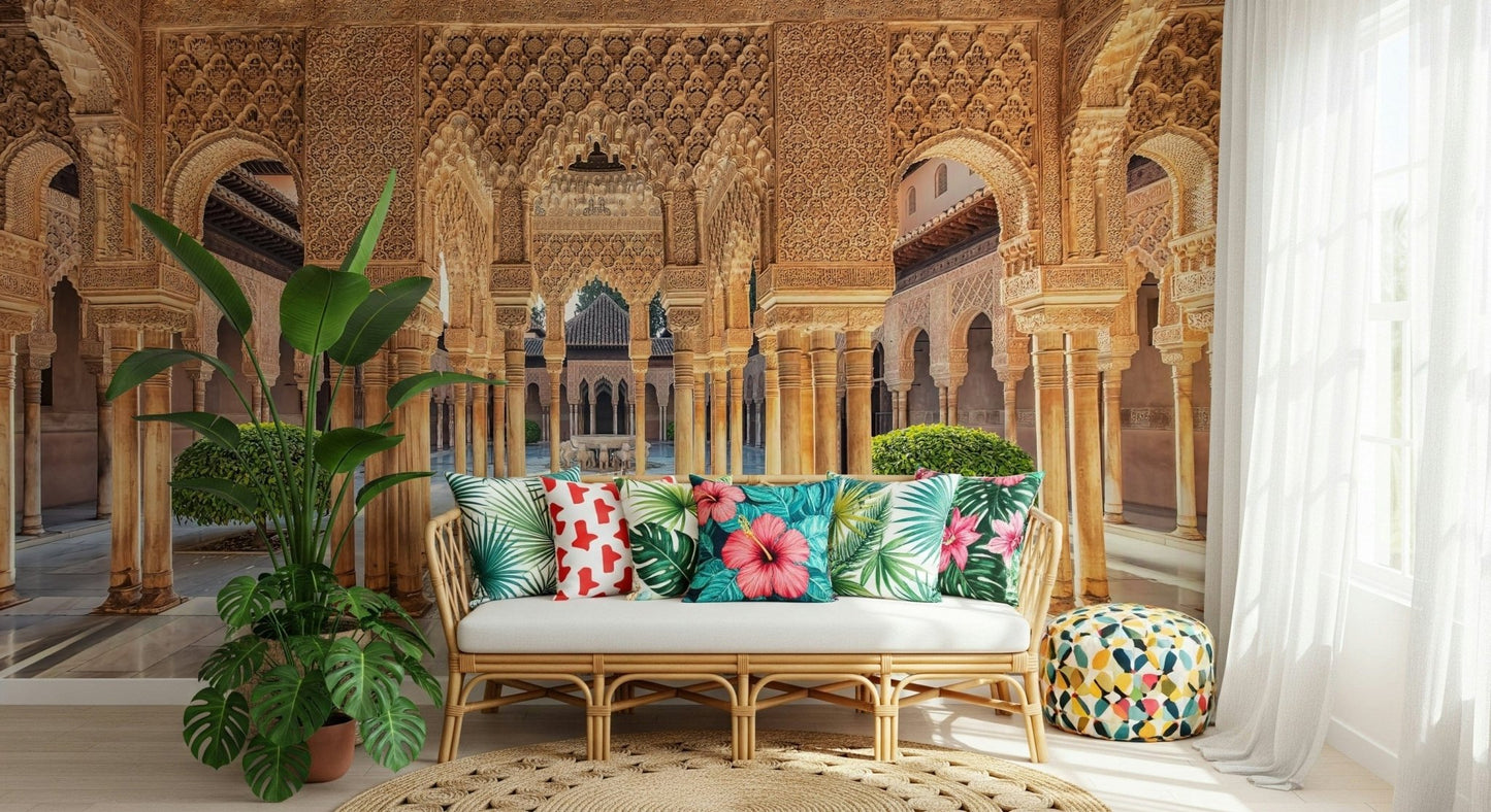 Andalusian Courtyard Wall Mural