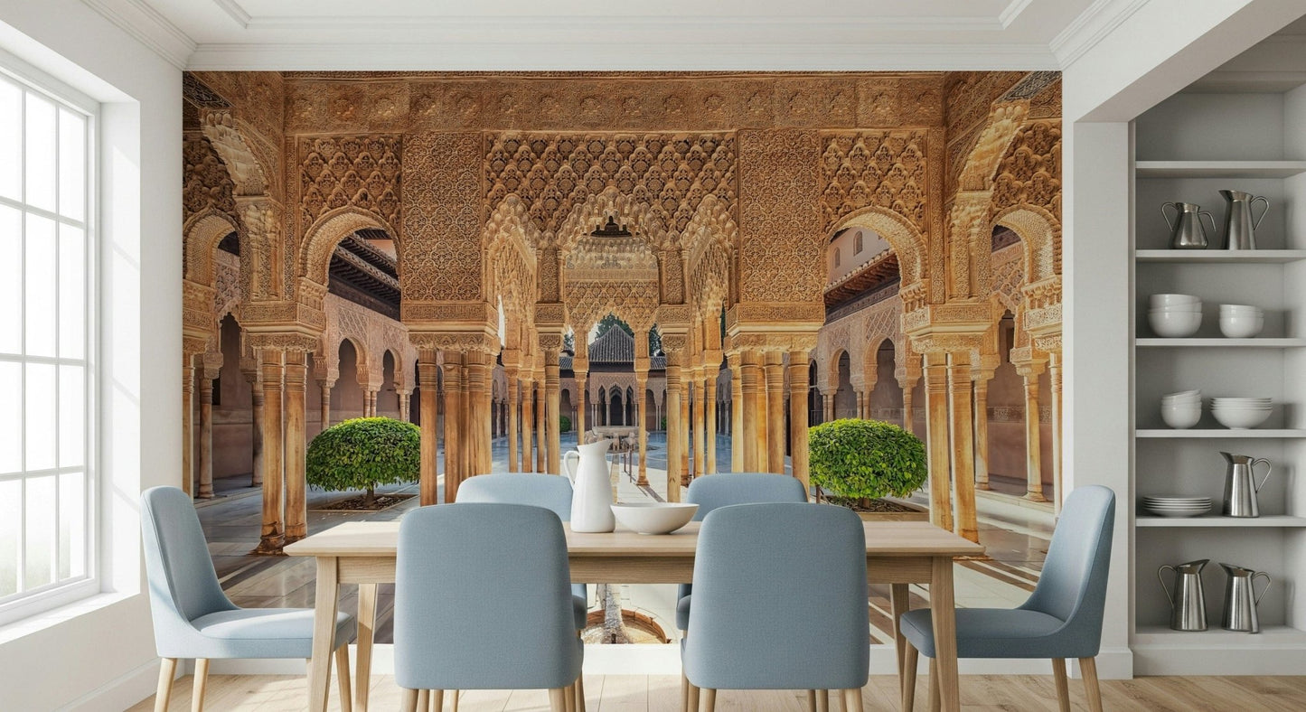 Andalusian Courtyard Wall Mural