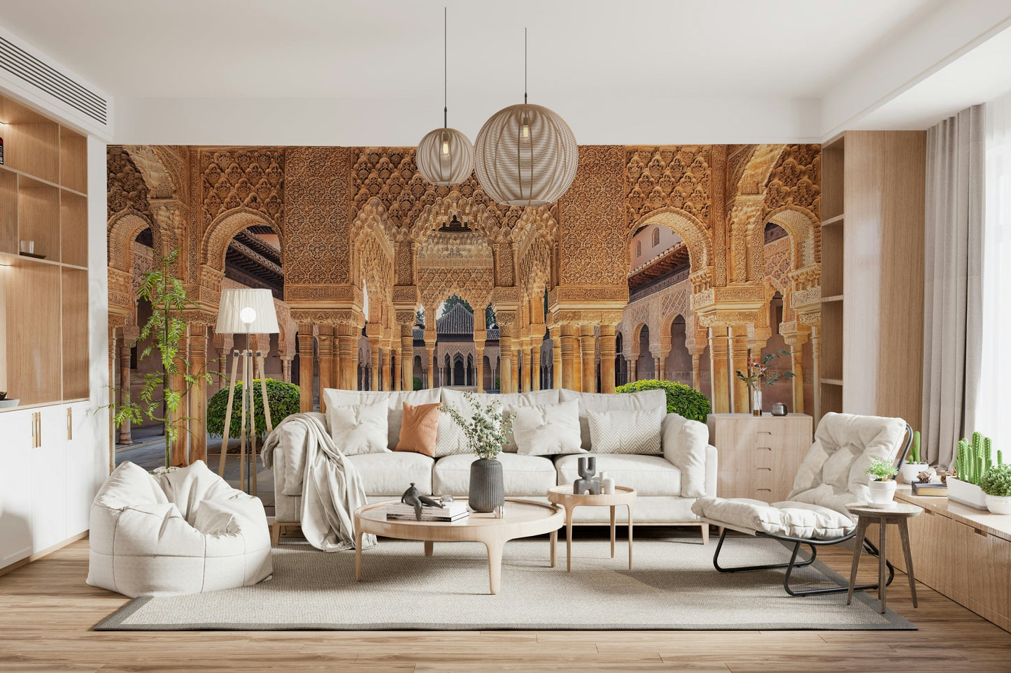 Andalusian Courtyard Wall Mural
