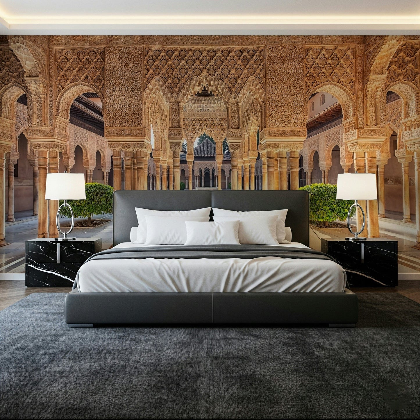 Andalusian Courtyard Wall Mural